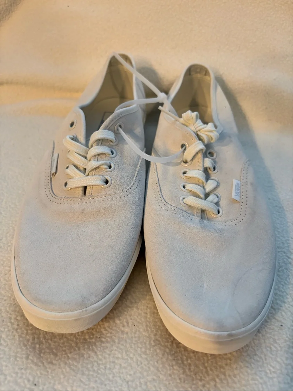 Vans Classic Low-Top Canvas Sneakers in Off-White